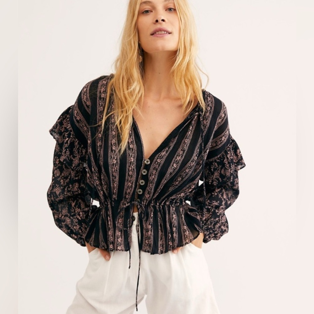 Free People Amanda’s Printed Blouse